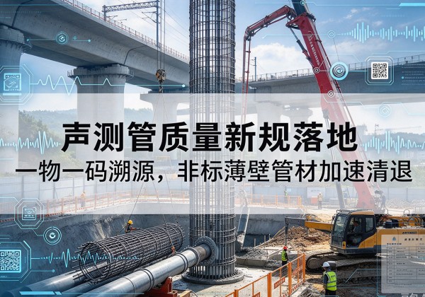 汤阴声测管质量新规落地，一物一码溯源，非标薄壁管材加速清退